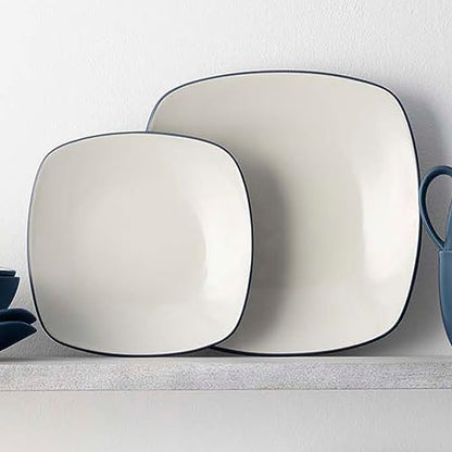 Noritake Colorwave Blue 4-Piece Square Place Setting, Service for 1 - color: Blue