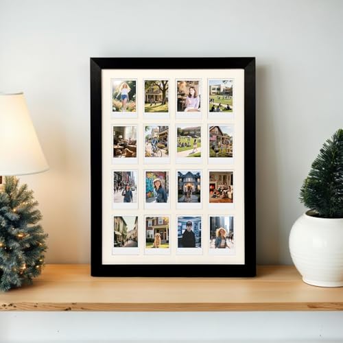 Polaroid Picture Frame Collage 2x3 Instax Mini Film-16 Openings - size: 17.6×12.6