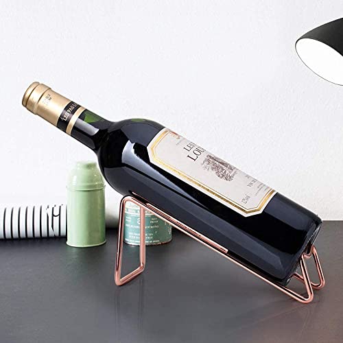SuproBarware Wine Rack - Stainless Steel Single Wine Bottle Holder Rack, Stylish Wine Bottle Organizer Great for Wine Lovers (cp 6) - color: Cp 6