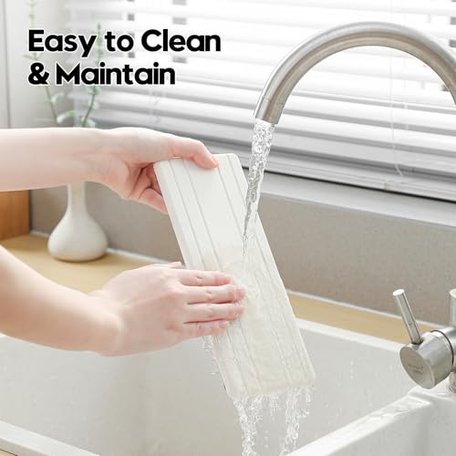 3 Pack Stone Drying Tray, Water Absorbing Stone Sink Mat for Kitchen & Bathroom Counter, Diatomite Soap Dish Vanity Caddy, Sponge Holder Organizer, White - 2pcs of 4.5"x 3.5" and 1pc of 9"x 3.5" - color: 3 Pcs - White - 1pc of 9"x 3.5" and 2pcs of 4.5"x 3