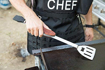 5-in-1 Multi Tool BBQ Barbecue Grill Accessories, Tools Set Kit, Camping Accessories, Grilling Parties, Detachable, Includes Brush, Spatula, Fork, Bottle Opener, Wine Corkscrew