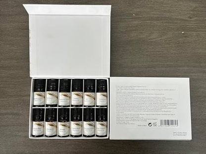 EUQEE 12 Pcs Fragrance Oils Gift Set for Aromatherapy | Essential Oil for Diffuser, Candle Making, Soap Making, Humidifier - color: 12pcs Fragrance Set