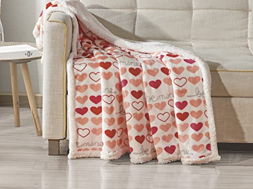 Elegant Comfort Reversible, Printed Sherpa Throw Blanket, All-Season Blanket- Super Soft, Cozy and Plush- Decorative Throw, Perfect for Lounging, 50 x 60 inches, Isabella Sherpa Throw Blanket - color: Isabella
