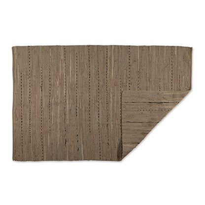 DII Chindi Home Collection Handwoven Multicolor Area Rag Rug, 4x6', Stone - color: Stone, size: 4' x 6' (Rectangular)