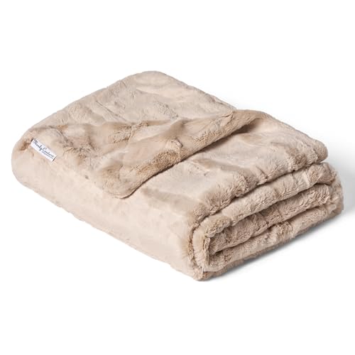 Ultra-Soft Sorbet Throw Blanket, Almond Croissant, Monster | Silky Smooth Throw with Midweight, Breathable Fabric That's Machine Washable and Perfect for Holiday Gifting - color: Sorbet Almond Croissant, size: Monster
