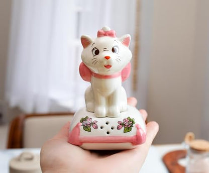 Disney The Aristocats Marie With Pillow Ceramic Salt and Pepper Shaker Set | Spice Dispenser Storage Canisters