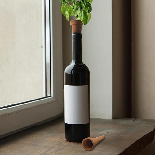 Kikkerland Herb Planters Bottle Top, 1 EA