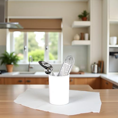 Calypso Basics by Reston Lloyd Plastic Utensil Holder, White - color: White, size: Utensil Holder