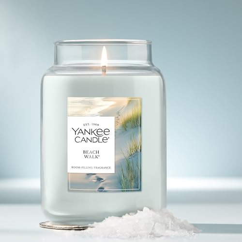 Yankee Candle Beach Walk Scented Candle, 22oz Large Jar with up to 150 Hour Burn Time, Giftable - color: Beach Walk, size: 22 oz