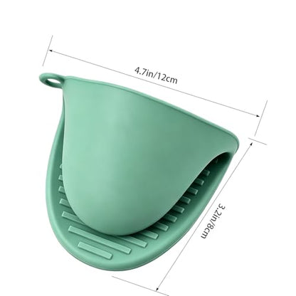 Silicone Baking Oven Mitts & air Fryer Rubber heatproof Gloves, Fit for Steamer, bakeware, Grill & Outdoor BBQ, 1 Pair
