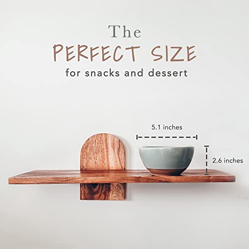Mora Ceramic Small Dessert Bowls - 16oz, Set of 6 - Microwave, Oven and Dishwasher Safe, For Rice, Ice Cream, Soup, Snacks, Cereal, Chili, Side Dishes etc - Microwavable Kitchen Bowl, Earl Grey - color: Earl Grey