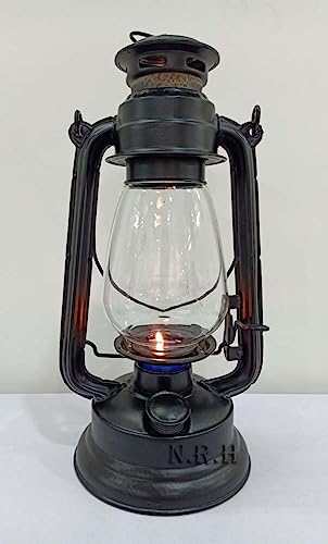 Outdoor Candle Lantern Decorative Hurricane Holder Patio Deck Indoor | Hurricane Lantern 12inch Black Lantern Original Version|