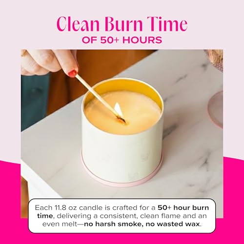 Companion Candles I Love You, I Love You! Pet-Friendly Scented Candle – Sandalwood & Amber Fragrance - Coconut Soy Wax Candle with Wooden Wick, Approx. 50-Hour Burn Time, Made in USA, 11.8 oz - color: I Love You, I Love You