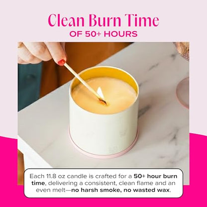 Companion Candles I Love You, I Love You! Pet-Friendly Scented Candle – Sandalwood & Amber Fragrance - Coconut Soy Wax Candle with Wooden Wick, Approx. 50-Hour Burn Time, Made in USA, 11.8 oz - color: I Love You, I Love You