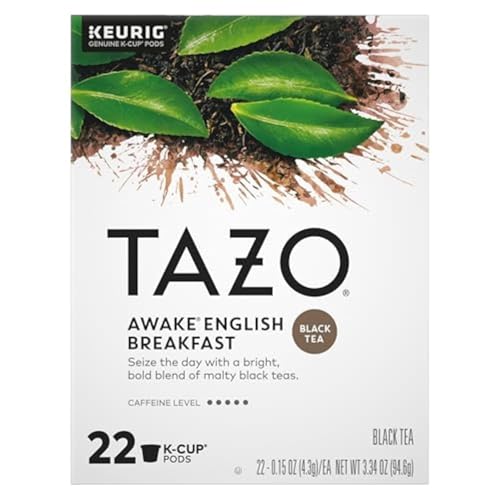 TAZO Tea Bag K-Cup Pods, Awake English Breakfast & Zen 22 CT (2ea) (Variety Pack) - size: 22 Count (Pack of 2) Awake & Zen Variety