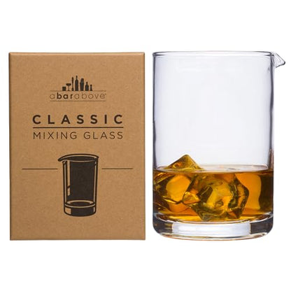 A Bar Above Cocktail Mixing Glass, Classic Style Stirring Pitcher, 18 Oz - color: Classic, size: 1 Count (Pack of 1)