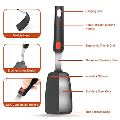 HOTEC Silicone Tongs and Spatulas