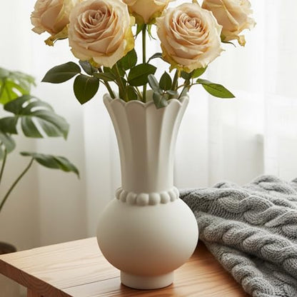 Modern Ceramic Vase - Grey, Perfect for Pampas Grass, Dried Flowers, Centerpieces - color: G-grey Big Vase