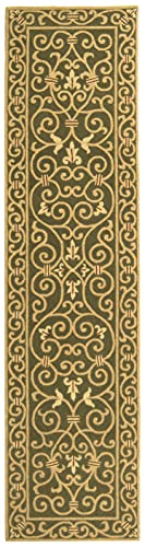SAFAVIEH Chelsea Collection Runner Rug - 2'6" x 10', Black, Hand-Hooked French Country Wool, Ideal for High Traffic Areas in Living Room, Bedroom (HK141B) - color: Black, size: 2'6" x 10' (Runner)