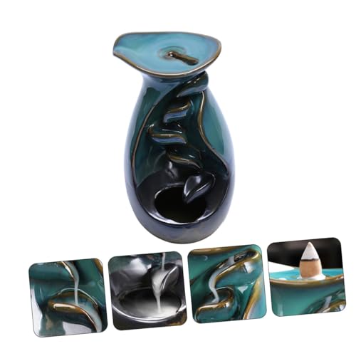 Backflow Incense Burner Holder Aromatherapy Incense Censer Decorative Home Fragrance Accessory for Meditation and Relaxation