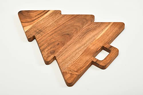 Sophia Art 100% Acacia Wooden Chopping Board, Butcher Block for Vegetables, Cafe and Restaurant, Serving Board,Charcuterie Board Cutting Board, Brown (Tree Board, 14"L x 11"W) - color: Tree Board, 14"L x 11"W