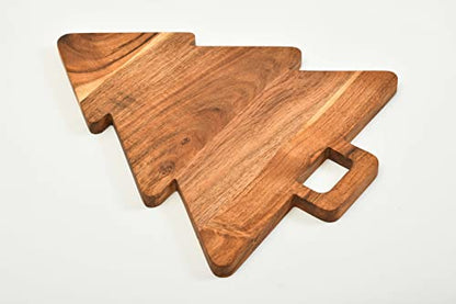 Sophia Art 100% Acacia Wooden Chopping Board, Butcher Block for Vegetables, Cafe and Restaurant, Serving Board,Charcuterie Board Cutting Board, Brown (Tree Board, 14"L x 11"W) - color: Tree Board, 14"L x 11"W