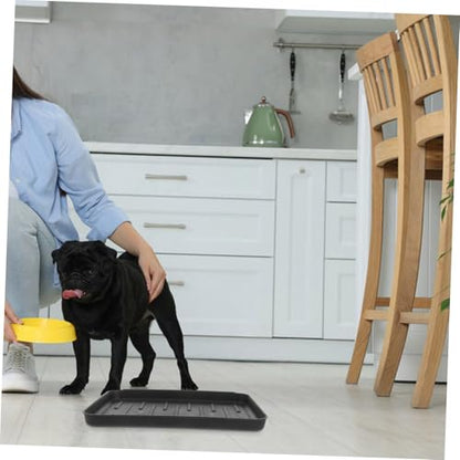 Levemolo 2pcs Shoe Pads Plastic Shoe Tray Raised Edge Heavy Duty Boot Mat for Garage Entryway Pet Feeding Trays Multi-use