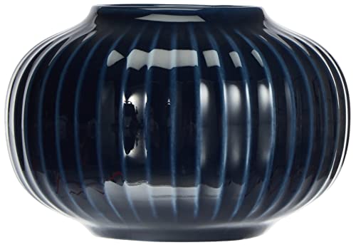 Kähler Teelichthalter Tealight Holder, 6,5 x 10 cm, Indigo - color: Indigo, size: 6,5 x 10 cm