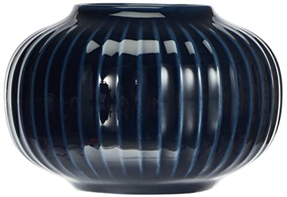 Kähler Teelichthalter Tealight Holder, 6,5 x 10 cm, Indigo - color: Indigo, size: 6,5 x 10 cm