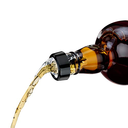 True Ace Measured Liquor Pour Spout, 1 Ounce Pourer, Fits Standard Liquor Bottles, Bar & Cocktail Accessories, Plastic, Set of 1 - size: 1oz