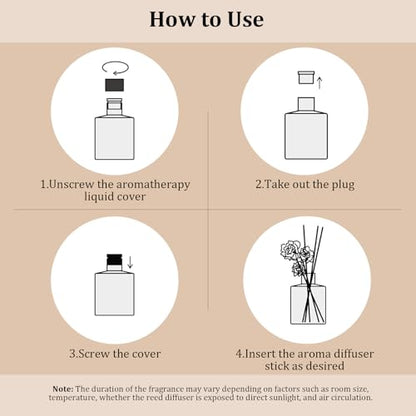 Ikeda Reed Diffuser Gift Set: 4 Luxury Scents with Eucalyptus | Home Fragrance Oils for Bedroom Bathroom Office Living Room Scents for Relaxation Focus Mood Luxury Gift Set