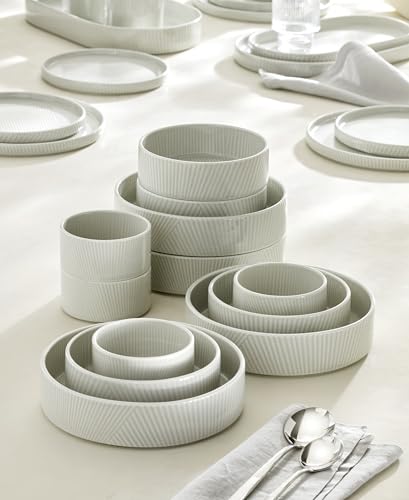 Lenox 898017 Modulus 12-Piece Bowl Set, Vapor - color: Vapor, style: 12-Piece Bowl Set