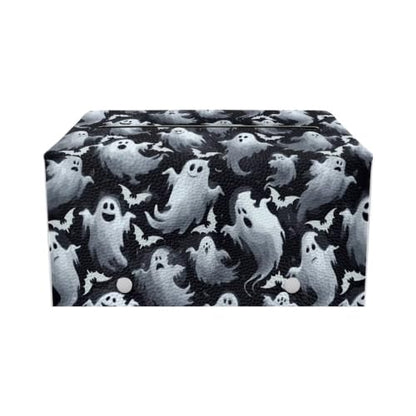 Ghost Bat Pu Leather Tissue Box Cover Modern Rectangular Tissue Box Tissue Box Cover Holder for Bathroom Living Room Bedroom Vanity Countertop Night Stands Office Desk - color: Ghost Bat5