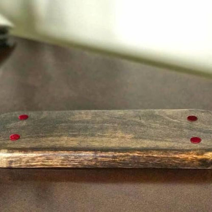 Wood Double Incense Sticks Holder Burner - Large Ash Catcher Handmade Home Decor