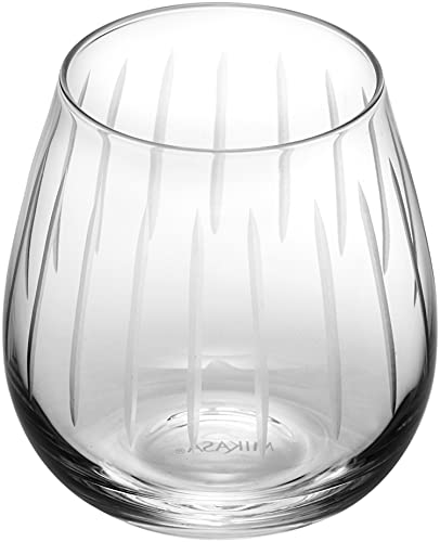 Mikasa Cheers Stemless Wine Glass, 14-Ounce, Set of 4 - size: 15 Ounces