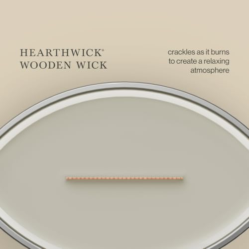 WoodWick Fireside Holiday Candle Gifts for Women and Men, 16 oz Ellipse Candle with Crackling Wick - color: Fireside, size: 16oz