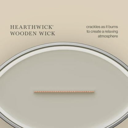 WoodWick Fireside Holiday Candle Gifts for Women and Men, 16 oz Ellipse Candle with Crackling Wick - color: Fireside, size: 16oz