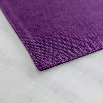 Home Brilliant Cloth Placemats Set of 4 Heat Resistant Dining Table Place Mats for Kitchen Table, 13 x 19 inches, Purple - color: Purple, size: Placemats 13" x 19", Set of 4