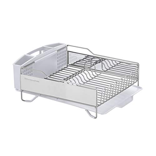 Kitchenaid Stainless Steel Full Dishrack, Size, Satin White - color: White, size: Full Size