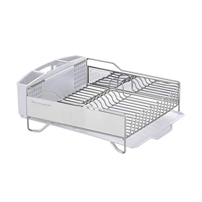 Kitchenaid Stainless Steel Full Dishrack, Size, Satin White - color: White, size: Full Size