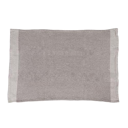 Bloomingville Cotton Waffle Weave Tea Towels (Set of 2), Grey, 2 Count
