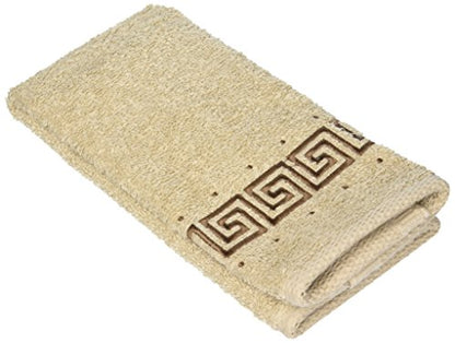 Avanti Linens - Hand Towel, Soft & Absorbent Cotton Towel (Premier Athena Collection, Linen) - color: Linen, size: Hand Towel