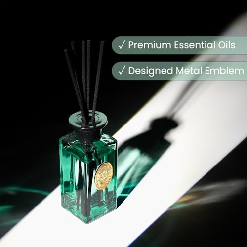 M&SENSE 6.3 oz Large Reed Diffuser Set | Sea Island Cotton Scent Oil Diffuser with Sticks | Hotel Collection Non-Toxic Essential Oil |for Bedroom Bathroom Living Room - color: Sea Island Cotton, size: 180ml