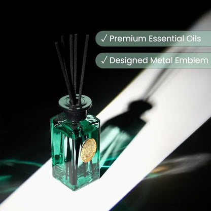 M&SENSE 6.3 oz Large Reed Diffuser Set | Sea Island Cotton Scent Oil Diffuser with Sticks | Hotel Collection Non-Toxic Essential Oil |for Bedroom Bathroom Living Room - color: Sea Island Cotton, size: 180ml