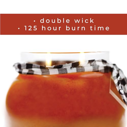 A Cheerful Giver - Whiskey Barrel - 22oz Mama Scented Candle Jar with Lid - Keepers of the Light - 125 Hours of Burn Time, Gift for Women, Brown - size: 22 oz, style: Whiskey Barrel