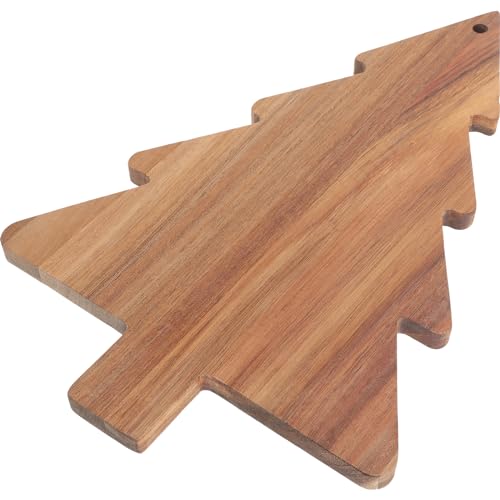Christmas Tree Charcuterie Board Kitchen Cutting Chopping Charcuterie Board Platter for Butcher Block Cheese and Vegetables