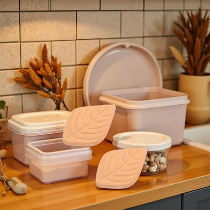 2Pcs Brown Sugar Keeper Saver for Keeping Moist Fresh Reusable Leaf Clay Keep Conditioning Humidity Kitchen Gadgets Storage Containers Sets Food Containers（52 * 35mm）