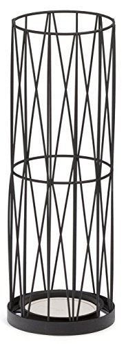 Mango Steam Pluvian Soakstone Umbrella Holder (Regular, Black) - color: Black, size: Regular Round