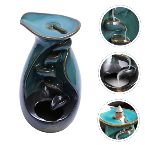 Backflow Incense Burner Holder Aromatherapy Incense Censer Decorative Home Fragrance Accessory for Meditation and Relaxation