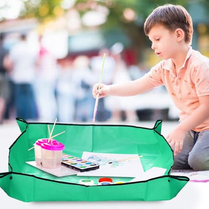 FANTIAN Repotting Mat for Indoor Plants, 29.5" X 39.4" Waterproof Succulent Potting Mat, Foldable Reusable Soil Change Mat Gardening Planting Mat - Gifts for Plant Lovers - size: 29.5" X 39.4"